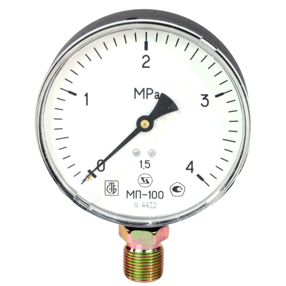 Манометр рад МП-100 0-2,5МПаДк100 G1/2" ст ЗТП Минск
