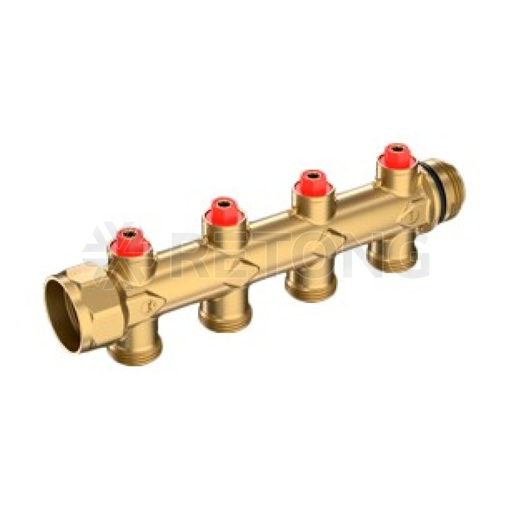 Коллектор лат клап баланс 1" м/р 4в 3/4" ЕК н/р 50мм Giacomini R583SY104