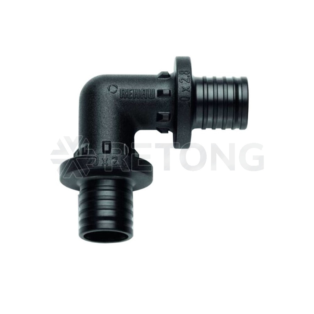 Угольник PE-X PPSU аксиал Дн16х90гр RAUTITAN PX Rehau 11600211001