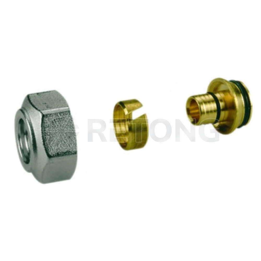 Переходник МП/PE-X обж лат Дн16х2,2х1/2" п/конус нак/г Giacomini R179EY056