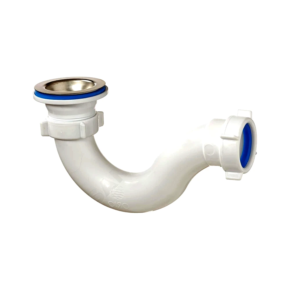 Сифон д/поддона труб 1 1/2"x50/40 нерж/сетка Орио А-4258
