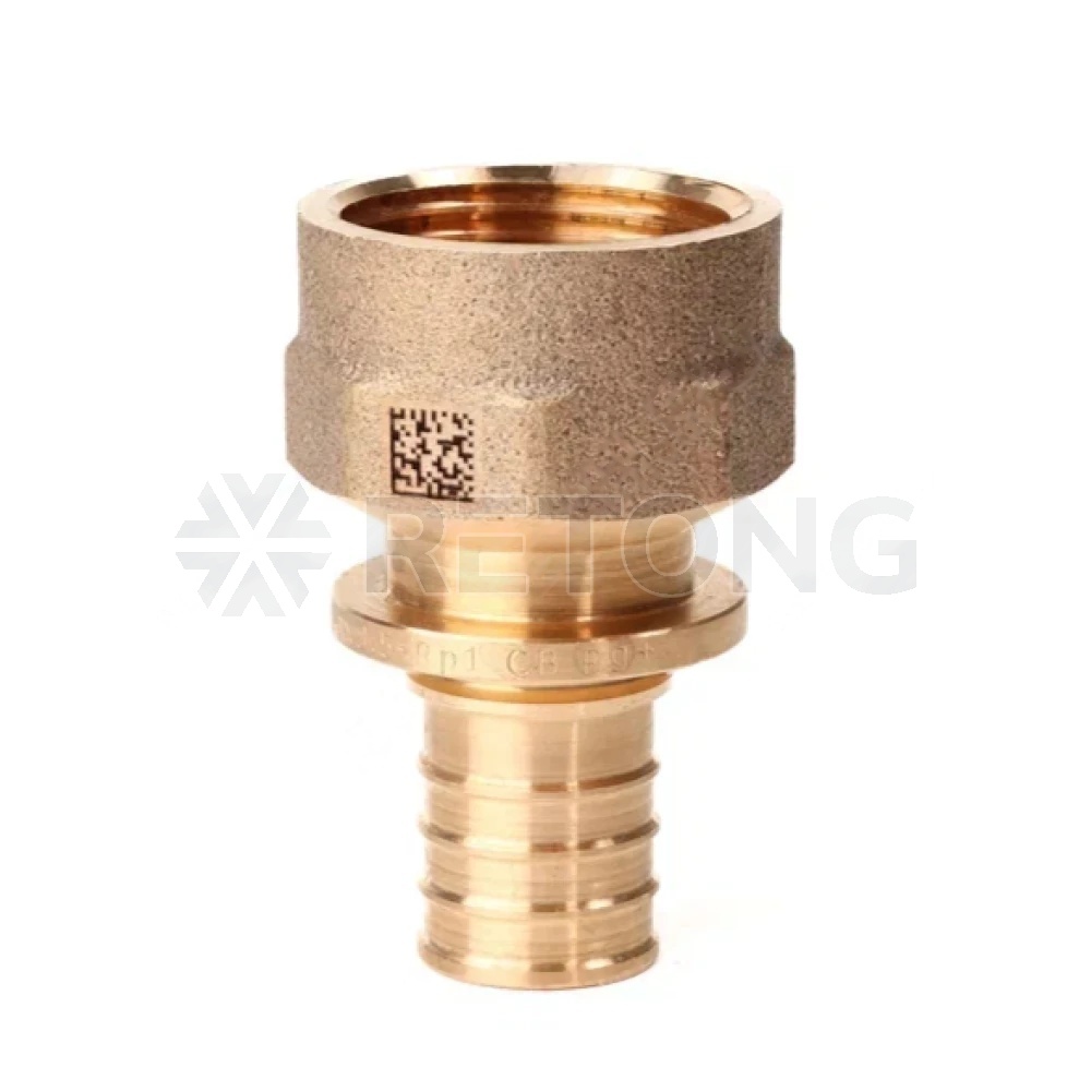 Муфта PE-X бр аксиал Дн16х1/2" ВР RX+ Рехау 14563273001
