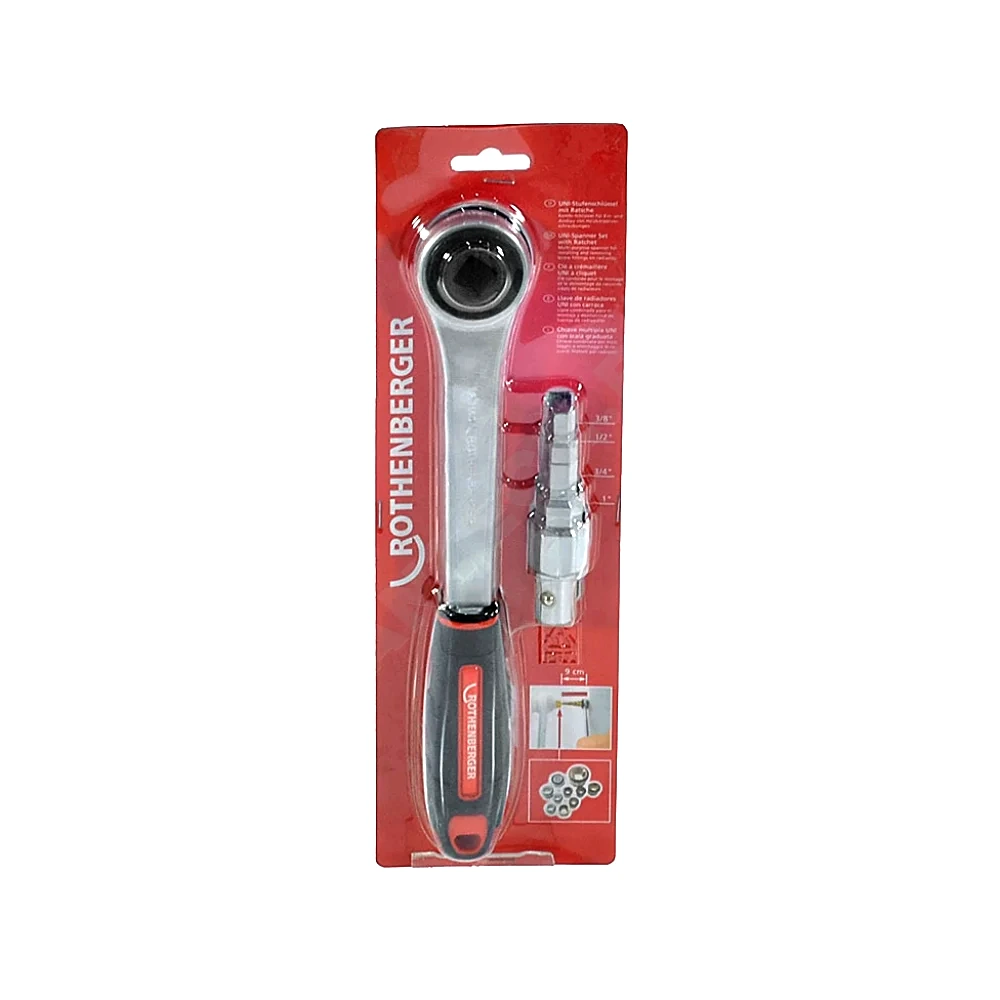 Ключ д/соед разъем ступ 3/8"-1" с трещеткой Rothenberger 73297