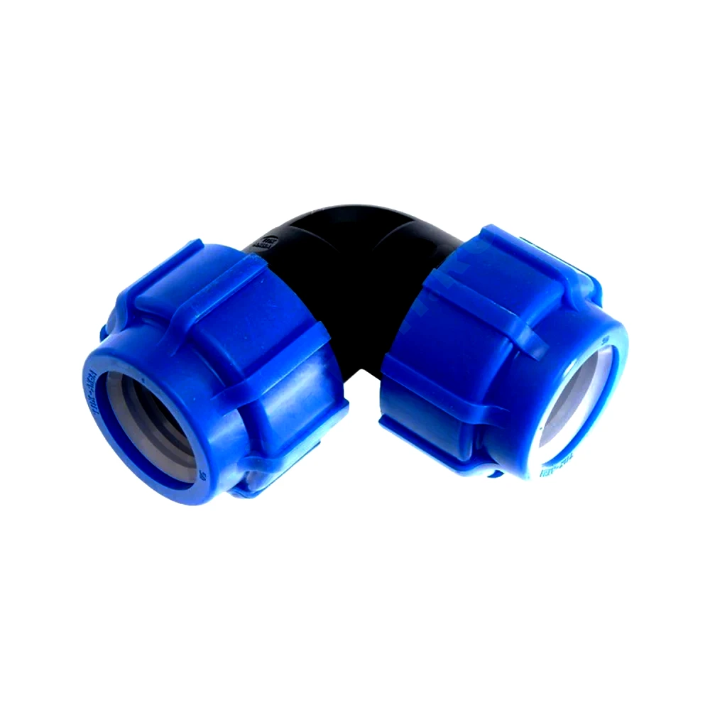 Отвод компресс ПЭ Дн25х90гр Ру16 ТПК-АКВА 50040025