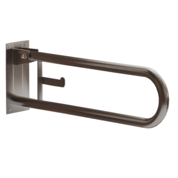 Поручень для инвалидов настенный L-образный СL-32-850-450-л Ø32 мм