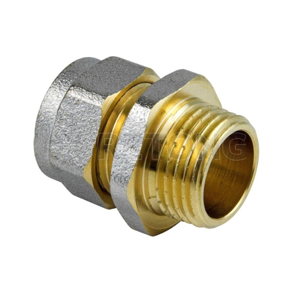 Муфта МП обж лат Дн26х3/4" НР Aquasfera 7001-05