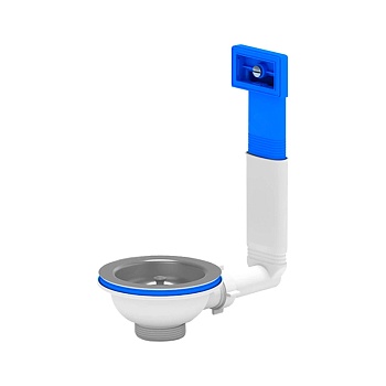 Выпуск мойки ж/пер 3 1/2" нерж/сетка АНИ Пласт N305