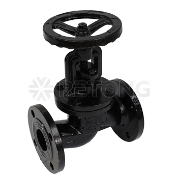 Клапан запорн чуг 15кч16нж Ду80 Ру25 фл RMCX