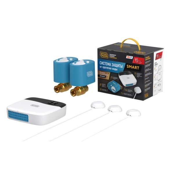 Защита от протеч Smart Ду20 Ру40 м/м 12В STAHLMANN 2287304