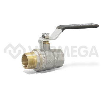 Кран шаровый Varmega Toro VM02103 1" НР-ВР, полнопроходной, ручка-рычаг
