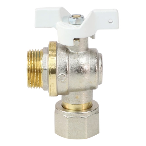 Кран шар лат 1123 Standard нк Ду15 Ру40 р/нак/г угл баб Aquasfera 1123-01 .