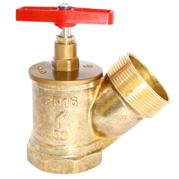 Клапан пожарный лат угловой Ду65 Ру16 ВР/НР 125 гр Цветлит ПК65 ZW80009