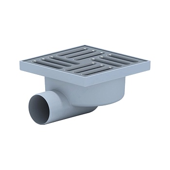 Трап нерег гор/вып гидр/затв Дн50 нерж/реш 150х150 АНИ Пласт TA5112