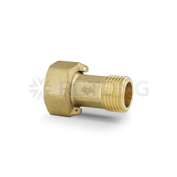 Соединитель Varmega с НГ ВР-НР 3/4" x 1/2", для водосчетчиков