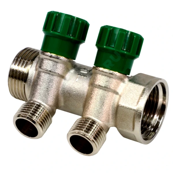 Коллектор лат клап рег 1" м/р 2в 1/2" ПУ н/р 36мм M210 SantechSystems