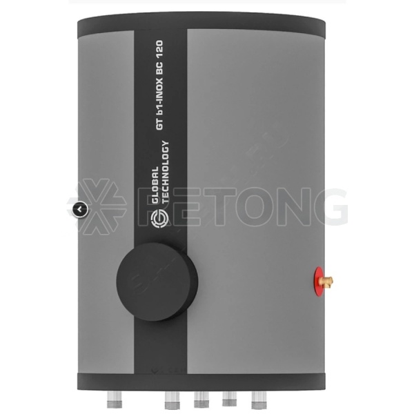 Бойлер косв нагрева 120л GT inox bc 120 1т/о б/к ТЭН GlobalTechnology 1221120