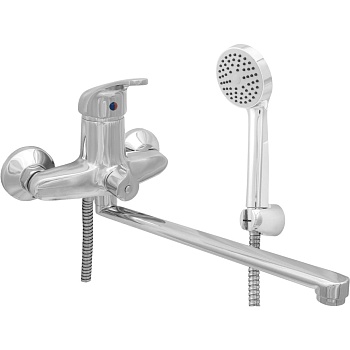 Смес/ванна ЦС 300-4 М-42 однор дл/изл плоск Lобр в/к Престиж Подольск ПП800026