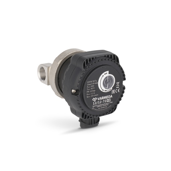 Насос циркуляционный Varmega VMCP10 12/1.2 72, VMCP10-12120721, база 72 мм, для ГВС с частотным регу
