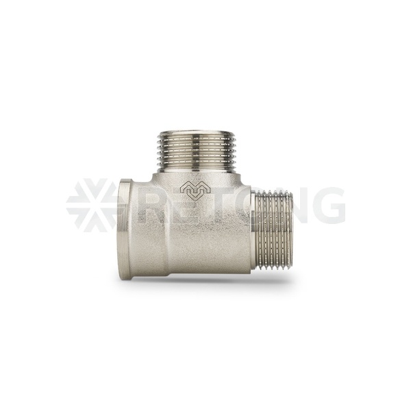Тройник Varmega ВР-НР-НР 3/4", никелированный