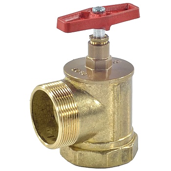 Клапан пожарный лат угловой Ду50 Ру16 ВР/НР 90 гр Цветлит ПК50 ZW80002