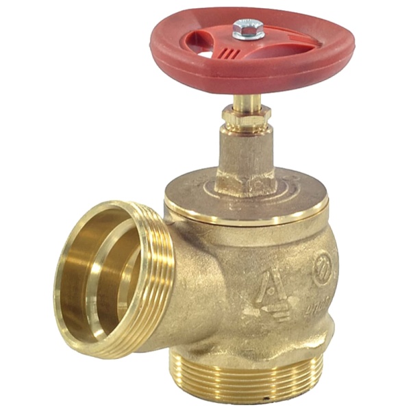 Клапан пожарный лат угловой Ду50 Ру16 НР/НР 125 гр Апогей КПЛ 50-2 110003