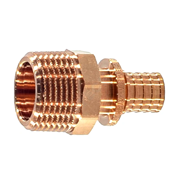 Муфта PE-X бр аксиал Дн16х1/2" НР RAUTITAN RX+ Rehau 14563111001