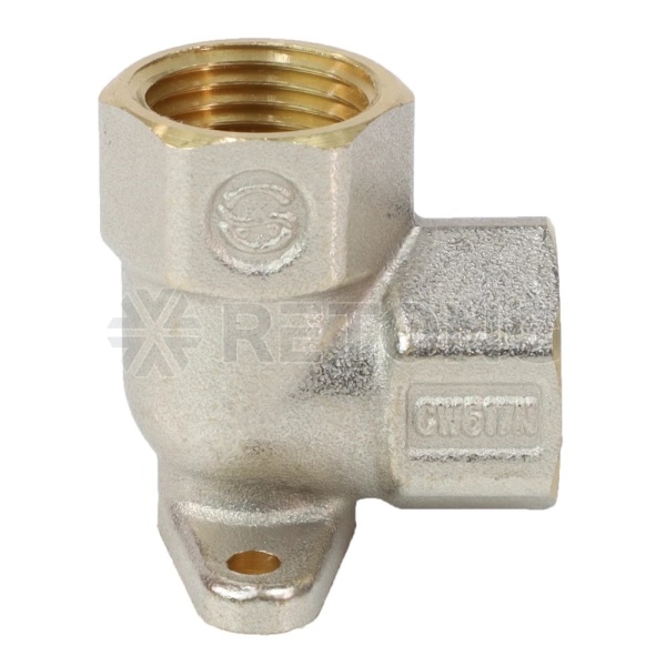 Угольник лат устан Ду15 м/м никель ГОСТ 32585 Aquasfera 9004-01