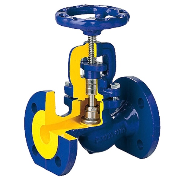 Клапан запорн ст Ду15 Ру40 фл сальн Zetkama 215F015E00