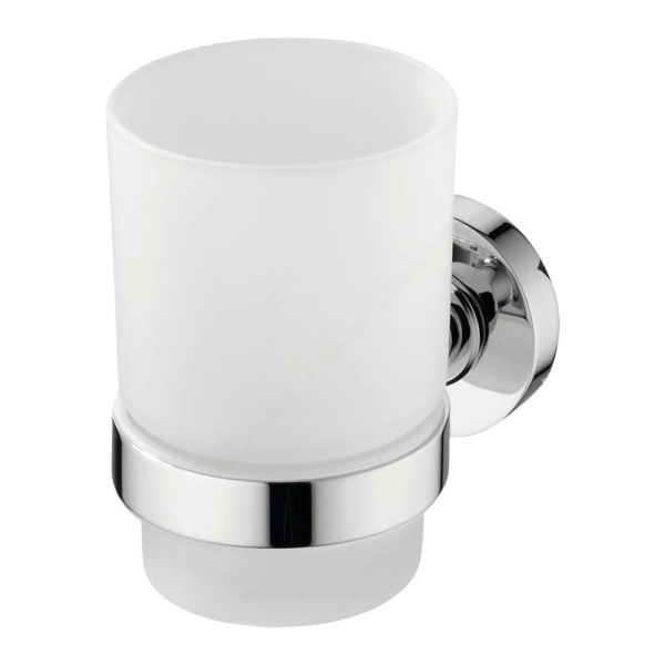 Стакан IOM с держателем матовое стекло хром Ideal Standard A9120AA