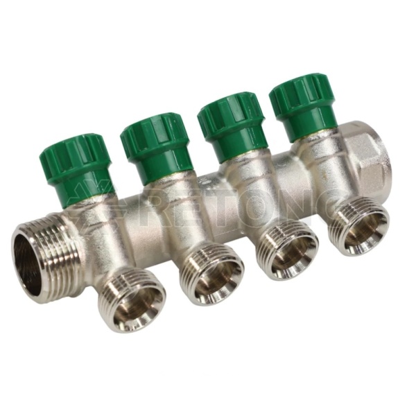 Коллектор лат клап рег 1" м/р 4в 3/4" ЕК н/р 36мм M211 SantechSystems