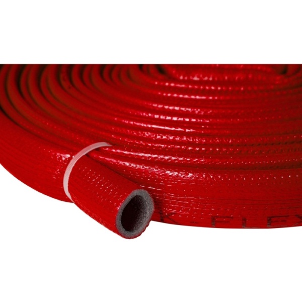 Теплоизоляция трубная 028х06 мм K-FLEX PE COMPACT п/э, цвет красный, 2 м