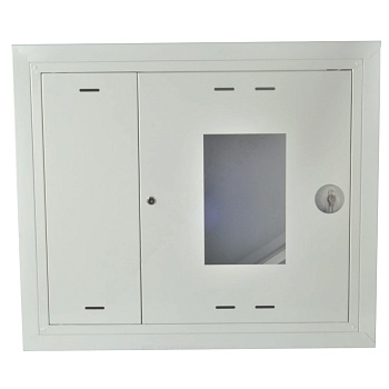 Шкаф пожарный встроен ШПК 315 ВОБ (1ПК+1огн) ЗМ 730х820х230 бел ФАЭКС