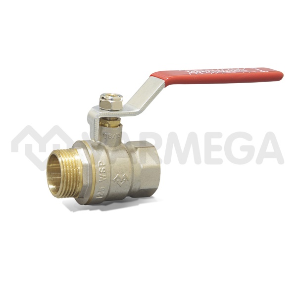 Кран шаровый Varmega Classico VM00205 1 1/2" НР-ВР, полнопроходной, ручка-рычаг