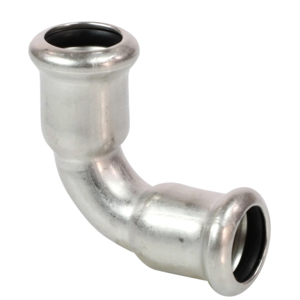 Отвод нерж AISI316L Дн88,9х90гр Ру16 пресс Inoxpres RM 181088900