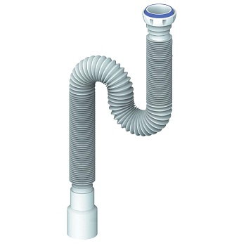 Гофра с гайкой 1 1/4"х32х32/40 L=380-1500мм Unicorn MD155