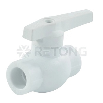 Кран шаровой PP-R бел Дн63 VALFEX 10144063
