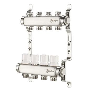 Группа коллект нерж баланс 1" м/м 8в 3/4" ЕК н/р Aquasfera 9504-07
