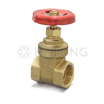 Латунная задвижка клиновая Varmega VM06101 PN16 1/2" ВР
