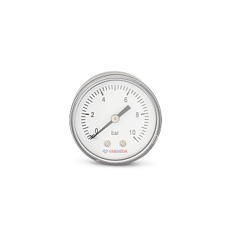 Манометр аксиальный Varmega VMMT08-501002, диаметр 50 мм, 10 бар, 1/4"