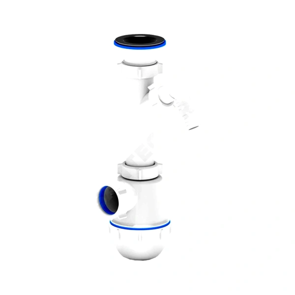 Сифон мойки бут 1 1/2"x40 отв нерж/сетка Ани Грот АНИ Пласт A1000