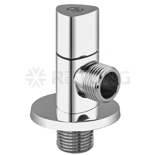 Вентиль угл лат быт с/отр G1/2"х3/4" Ру16 р/р мах треуг блистер Aquasfera 1076-12