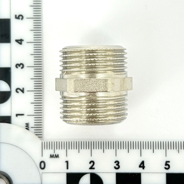 Ниппель лат Ду20 НР никель LD.67.501.20