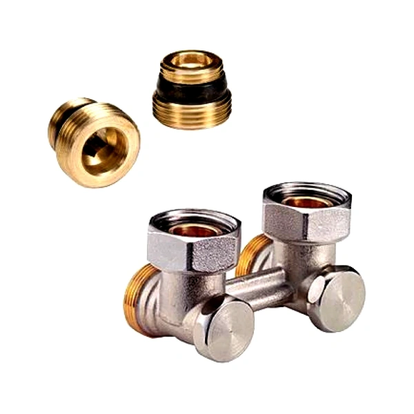 Узел ниж/п Ду15 Ру10 1/2x3/4" ЕК угл в/к двухтр Giacomini R388X012