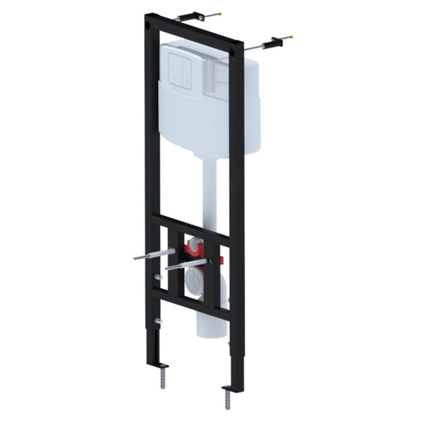 Инсталляция д/унит WC1110 кнопка мех бел гл WP1100 АНИ Пласт WCP1110