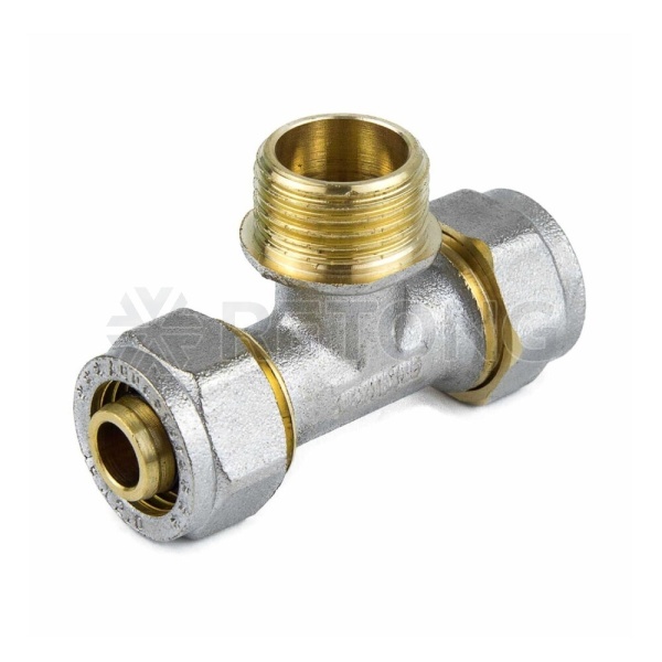 Тройник МП обж лат Дн16х1/2"х16 НР Aquasfera 7014-01 .
