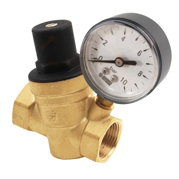 Регулятор давл мемб РДФ R202 Ду15 Ру16 м/м Рн1-6 с маном SantechSystems