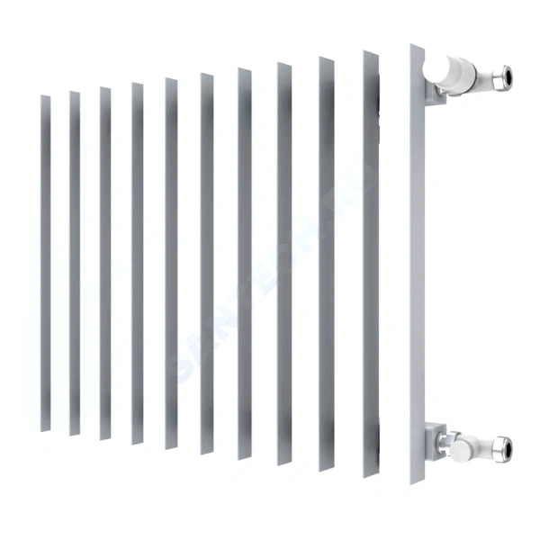 Радиатор трубч QUADRUM 60V 1-1750 4 секц бок/п ВР 1/2" RAL1Т104S9016 КЗТО