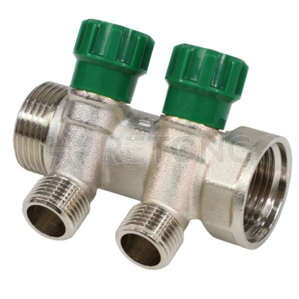Коллектор лат клап рег 1" м/р 2в 1/2" ПУ н/р 36мм M210 SantechSystems