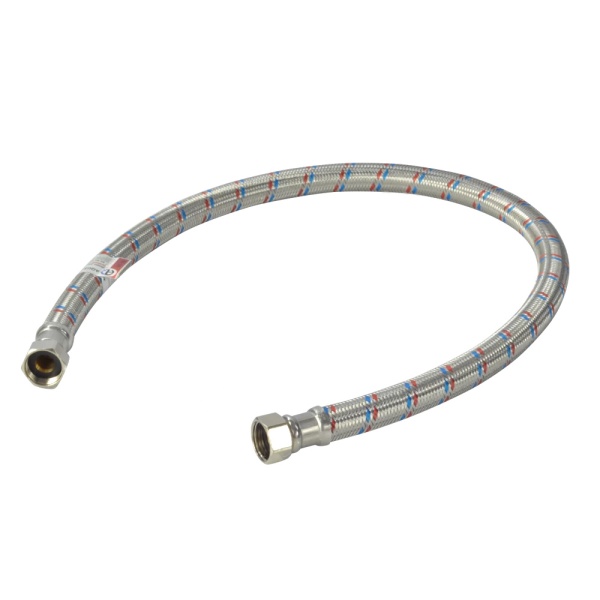 Подводка гибкая д/воды нерж Н1/2"-Н1/2" 1.2м лат/г dвн13 ГИГАНТ AQUALINE 04936