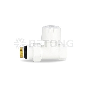 Термостатический клапан (терморегулятор) Varmega VMDV06-110404, 1/2" ВР-НР, прямой, белый